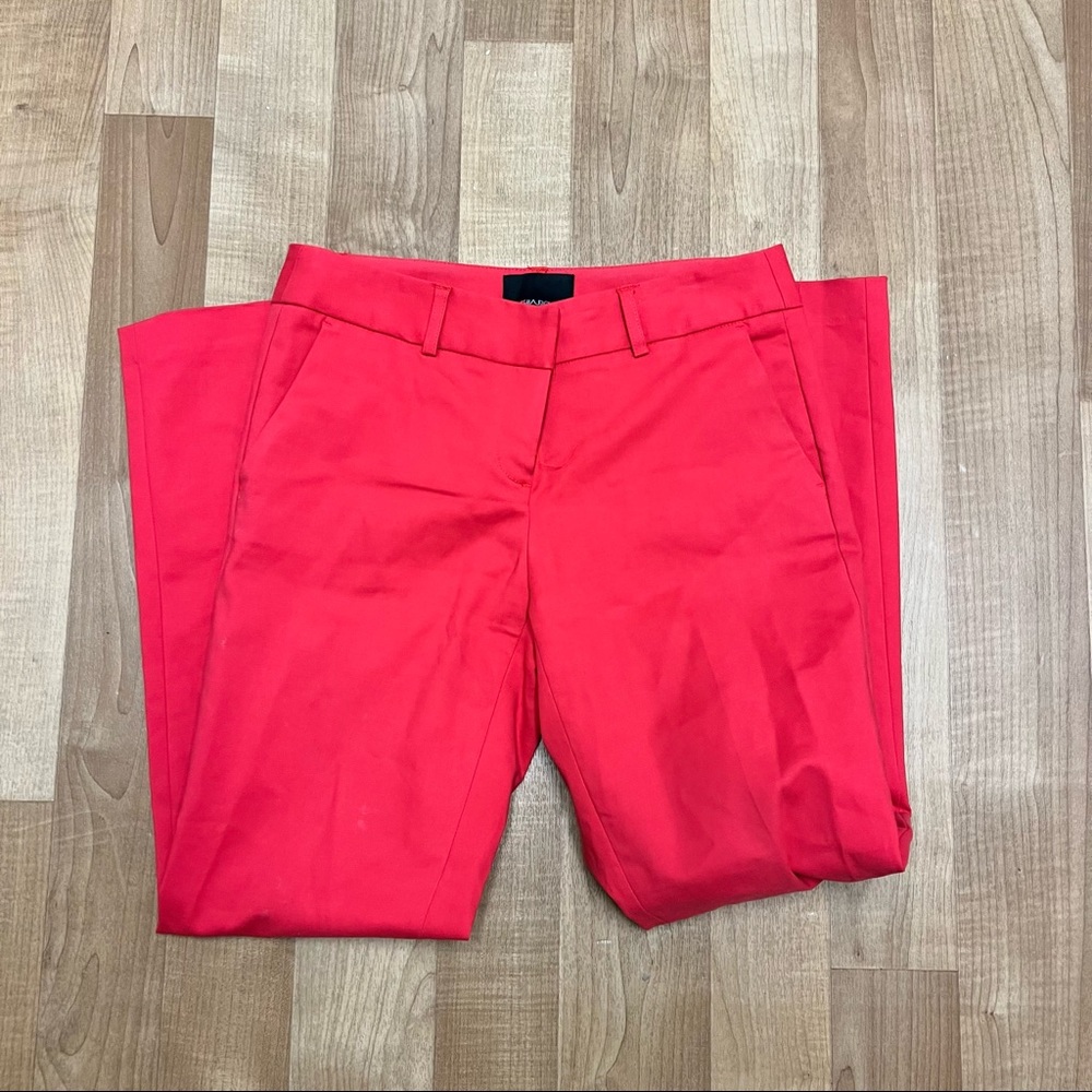 Cynthia Rowley Red Dress Pants Straight Leg